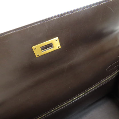 HERMES   Handbag Kelly 32 inner stitch GoldHardware Vibrato Ladies