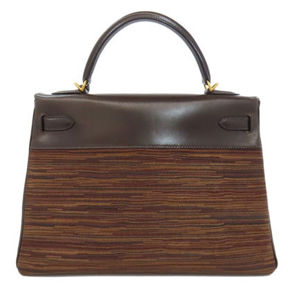 HERMES   Handbag Kelly 32 inner stitch GoldHardware Vibrato Ladies