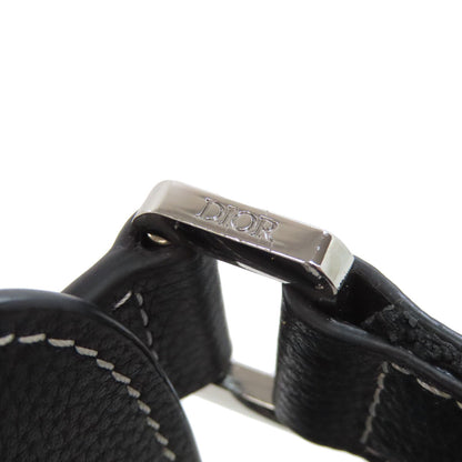 CHRISTIAN DIOR Bee Saddle Shoulder Bag Calf Ladies [Used]