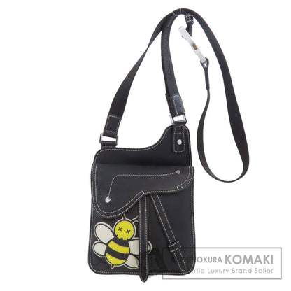 CHRISTIAN DIOR Bee Saddle Shoulder Bag Calf Ladies [Used]