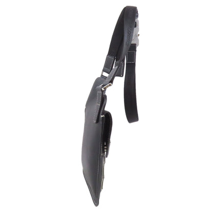 CHRISTIAN DIOR Bee Saddle Shoulder Bag Calf Ladies [Used]