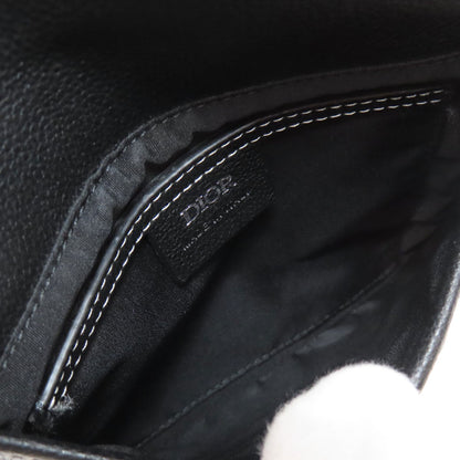 CHRISTIAN DIOR Bee Saddle Shoulder Bag Calf Ladies [Used]