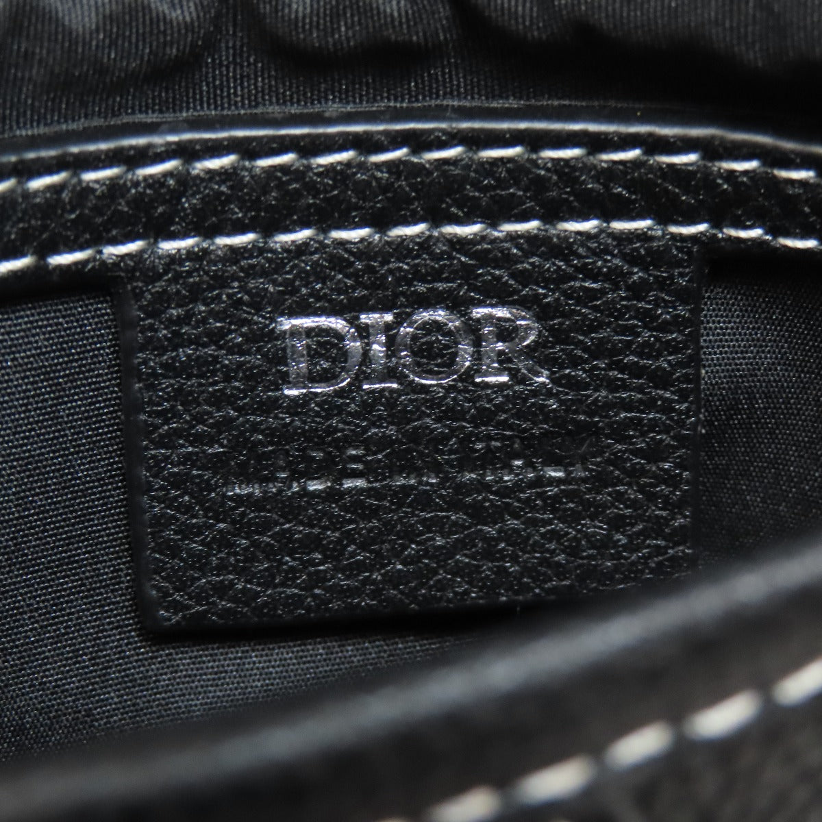 CHRISTIAN DIOR Bee Saddle Shoulder Bag Calf Ladies [Used]