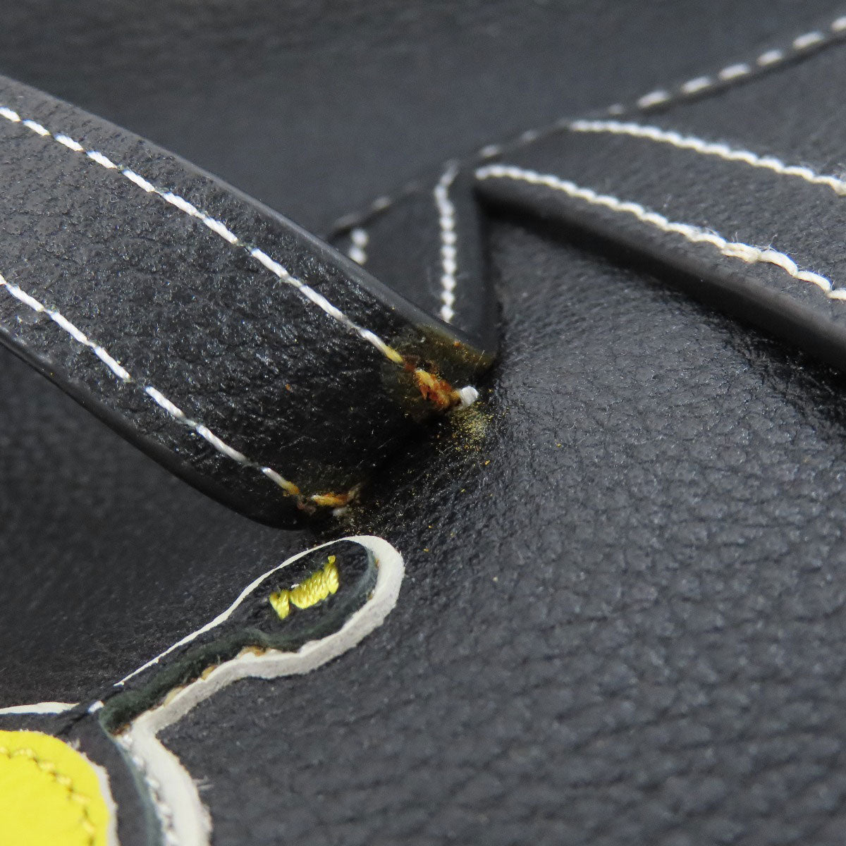 CHRISTIAN DIOR Bee Saddle Shoulder Bag Calf Ladies [Used]