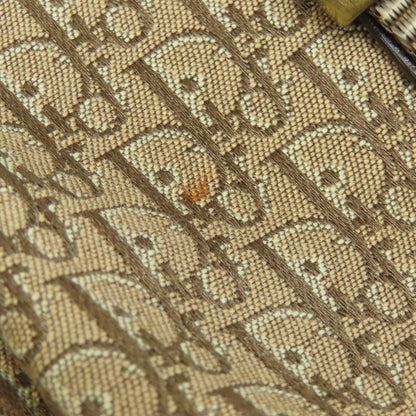 CHRISTIAN DIOR Trotter pattern Handbag Canvas Ladies [Used]