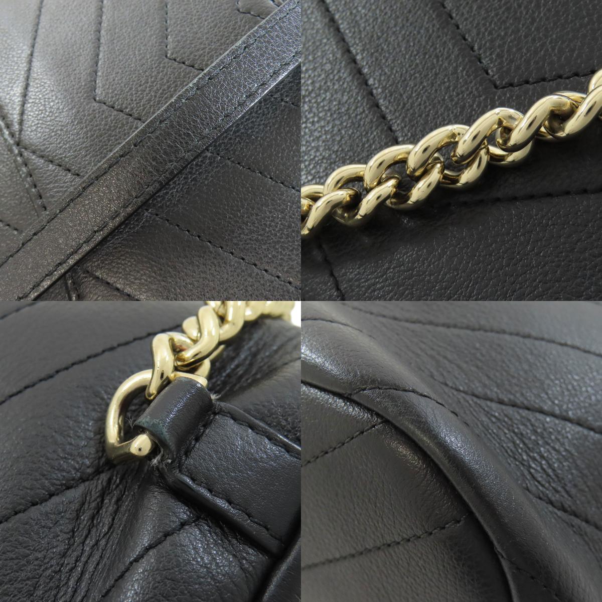 CHANEL V Stitch COCO Mark GoldHardware Backpack Â· Daypack Calf Ladies [Used]