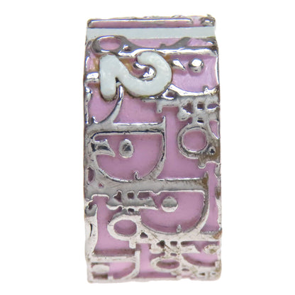 CHRISTIAN DIOR Trotter pattern Ring Metal Ladies [Used]