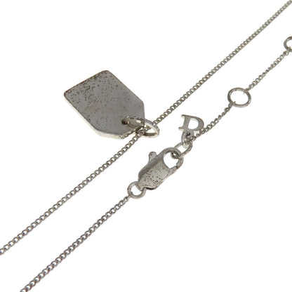 CHRISTIAN DIOR with logo Necklace Metal Ladies [Used]