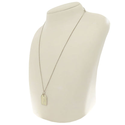 CHRISTIAN DIOR with logo Necklace Metal Ladies [Used]
