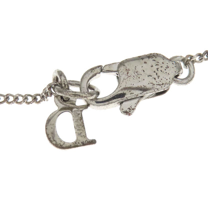 CHRISTIAN DIOR with logo Necklace Metal Ladies [Used]