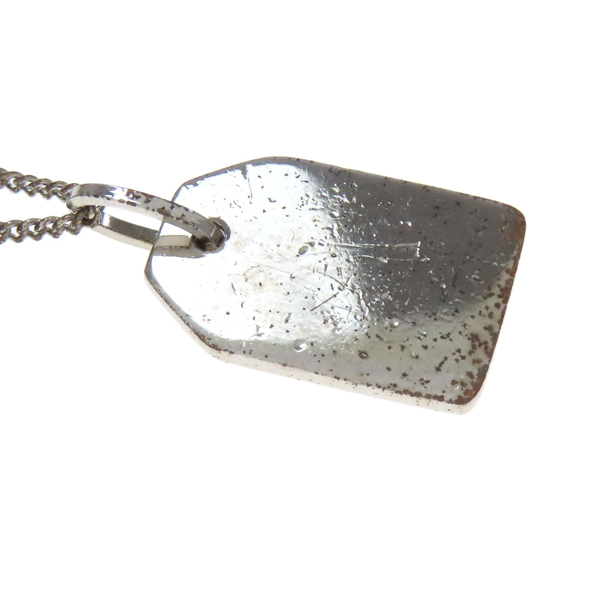 CHRISTIAN DIOR with logo Necklace Metal Ladies [Used]