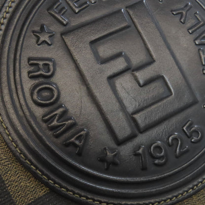 FENDI Checkered pattern 2WAY Handbag PVC Ladies [Used]