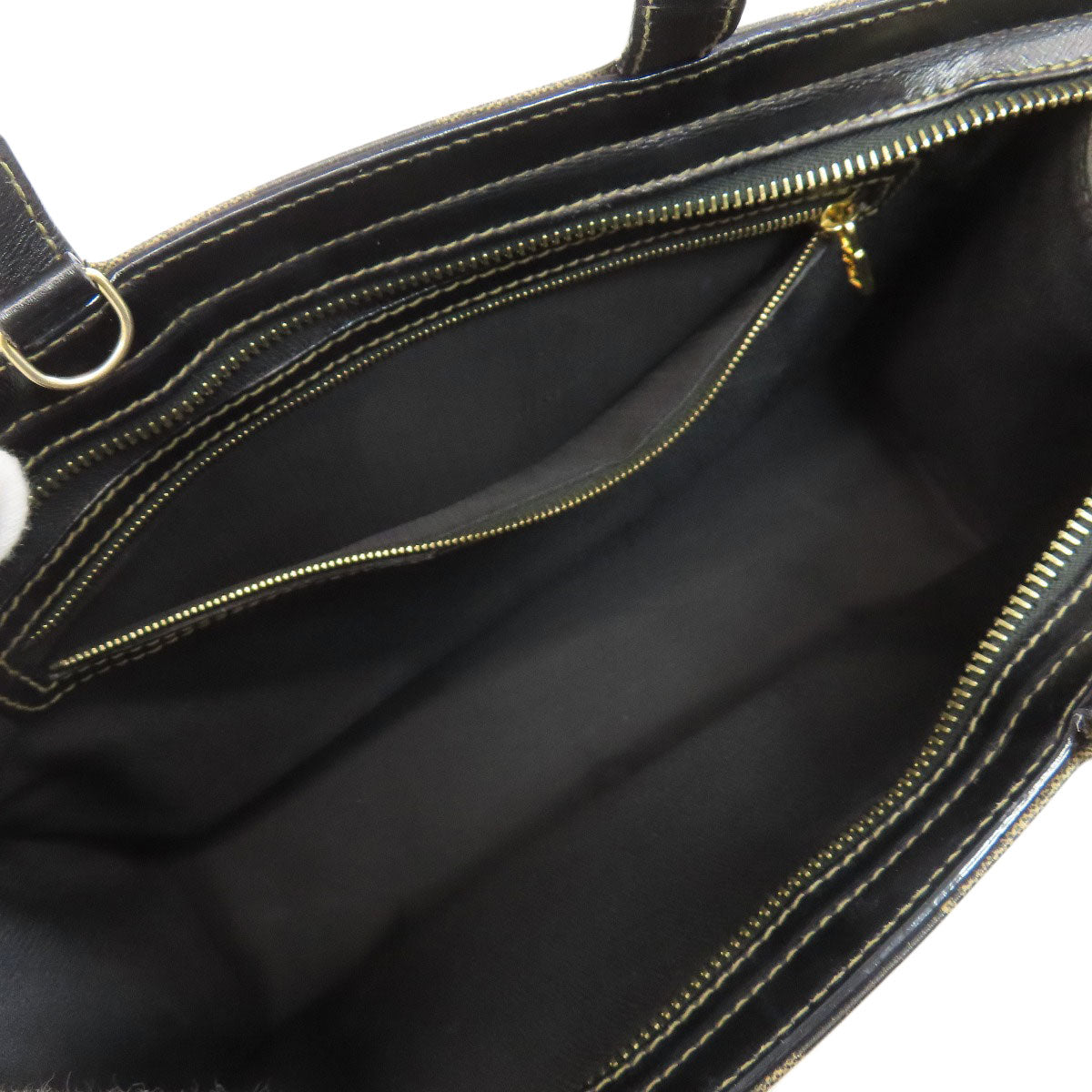 FENDI Checkered pattern 2WAY Handbag PVC Ladies [Used]