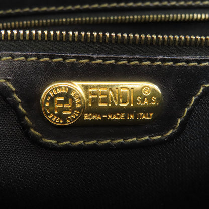 FENDI Checkered pattern 2WAY Handbag PVC Ladies [Used]