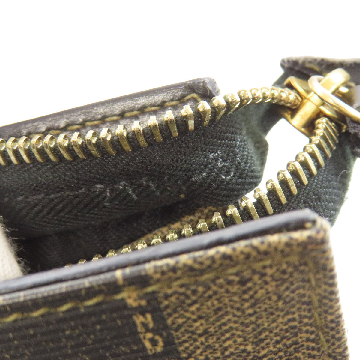 FENDI Checkered pattern 2WAY Handbag PVC Ladies [Used]