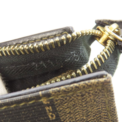 FENDI Checkered pattern 2WAY Handbag PVC Ladies [Used]