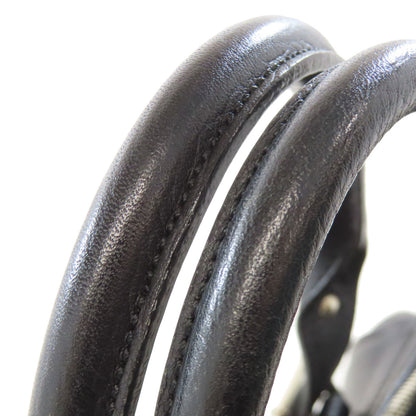 BURBERRY logo Handbag Leather Ladies [Used]