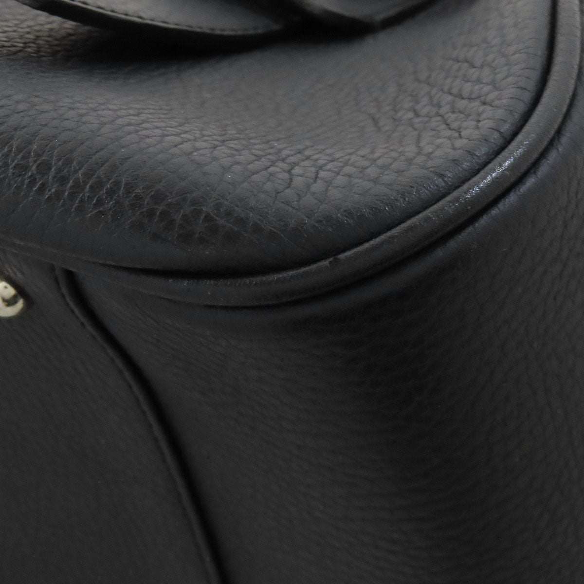 BURBERRY logo Handbag Leather Ladies [Used]