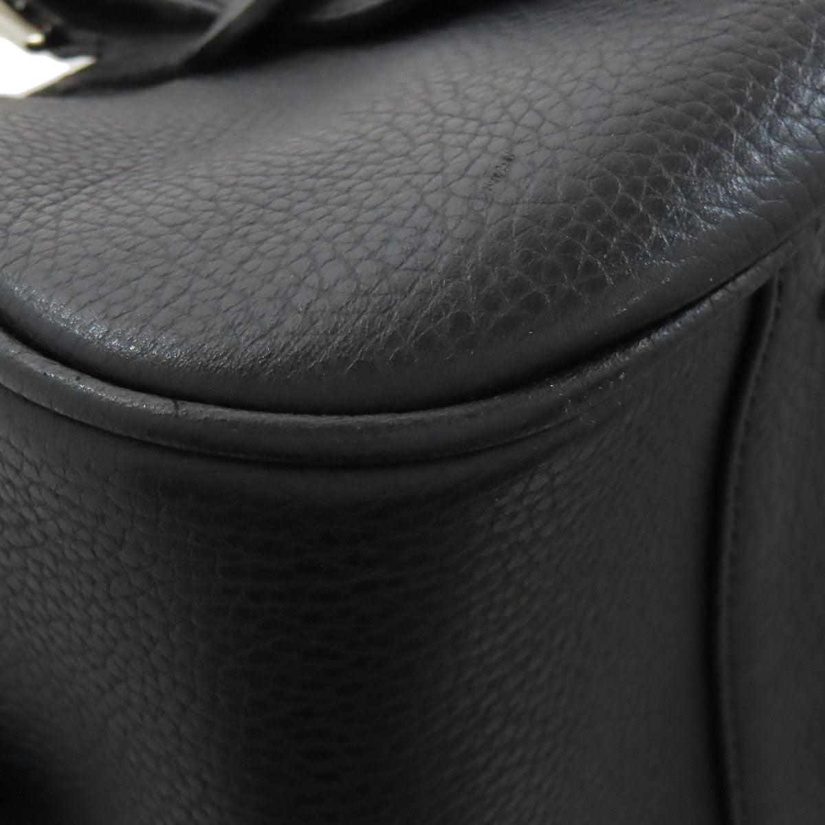 BURBERRY logo Handbag Leather Ladies [Used]