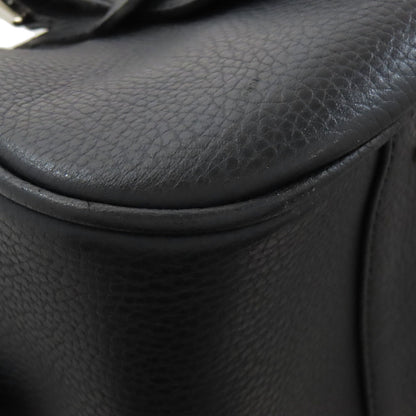 BURBERRY logo Handbag Leather Ladies [Used]