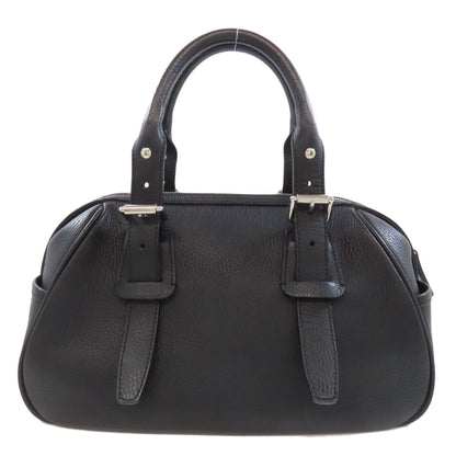 BURBERRY logo Handbag Leather Ladies [Used]