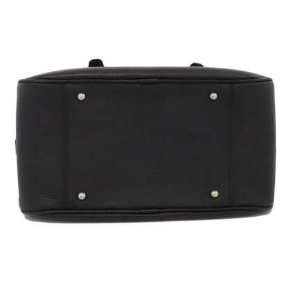 BURBERRY logo Handbag Leather Ladies [Used]