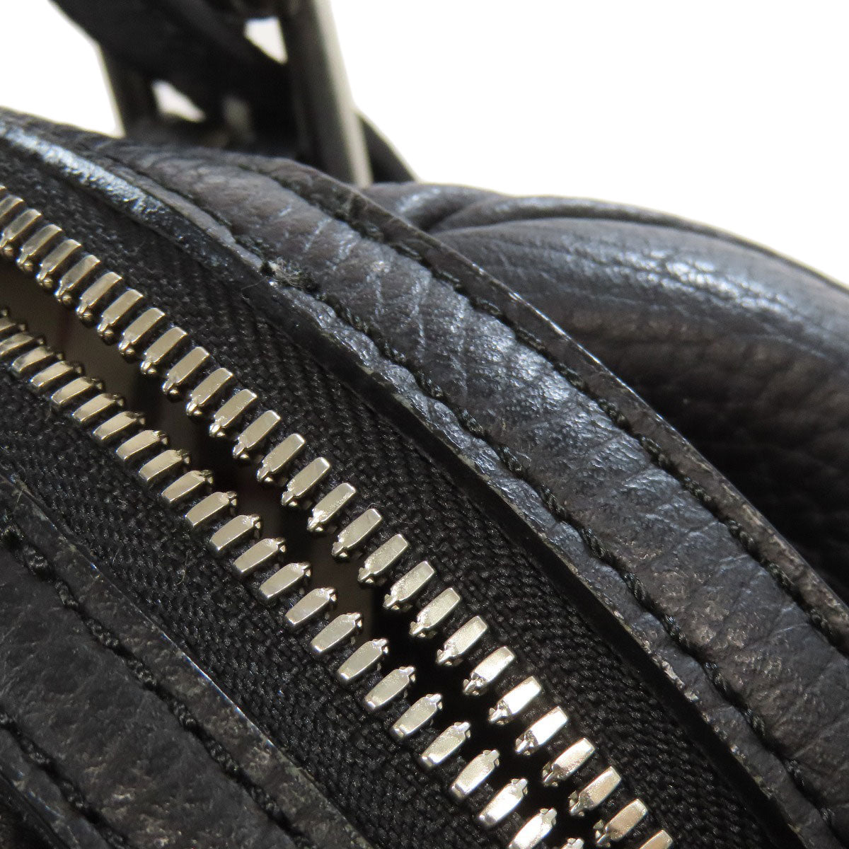 BURBERRY logo Handbag Leather Ladies [Used]