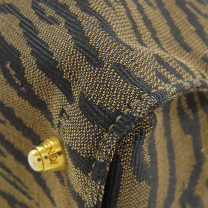 FENDI Tiger pattern Handbag Canvas Ladies [Used]