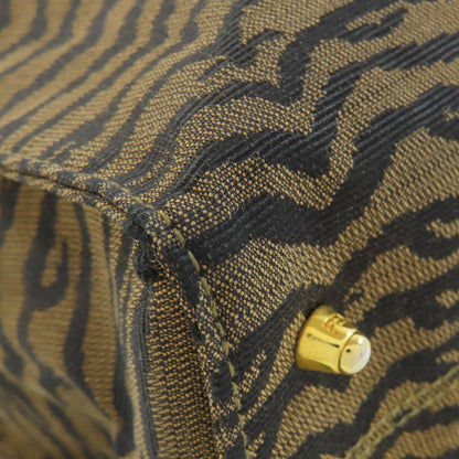 FENDI Tiger pattern Handbag Canvas Ladies [Used]