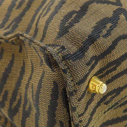 FENDI Tiger pattern Handbag Canvas Ladies [Used]