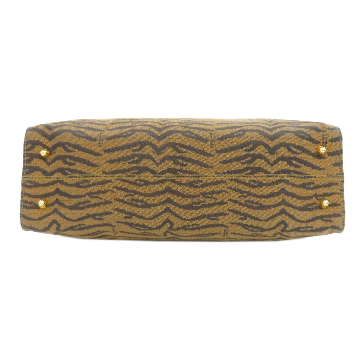 FENDI Tiger pattern Handbag Canvas Ladies [Used]