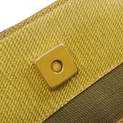 FENDI Tiger pattern Handbag Canvas Ladies [Used]