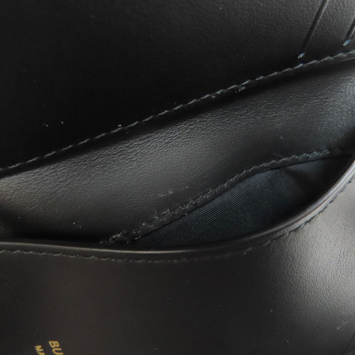 BURBERRY Lola TB logo Bifold Wallet with Coin Pocket Leather Ladies [Used]