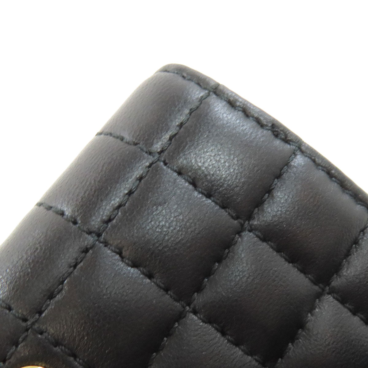 BURBERRY Lola TB logo Bifold Wallet with Coin Pocket Leather Ladies [Used]