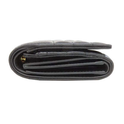 BURBERRY Lola TB logo Bifold Wallet with Coin Pocket Leather Ladies [Used]