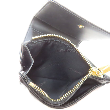 BURBERRY Lola TB logo Bifold Wallet with Coin Pocket Leather Ladies [Used]