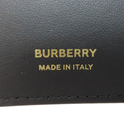 BURBERRY Lola TB logo Bifold Wallet with Coin Pocket Leather Ladies [Used]