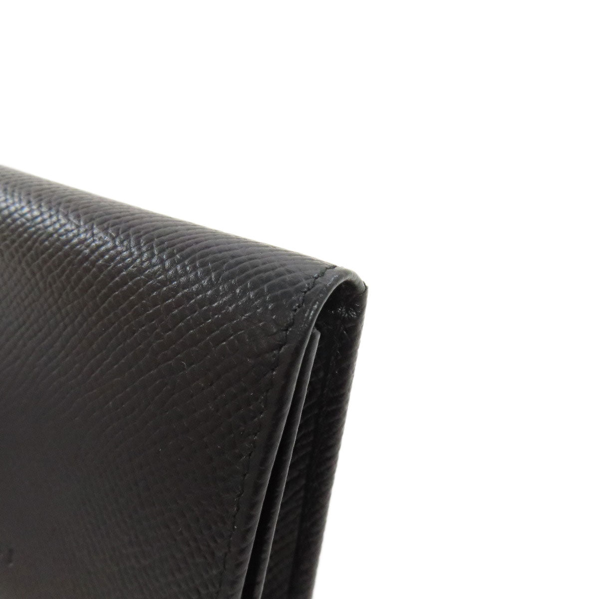 BVLGARI logo Card Case Leather Ladies [Used]