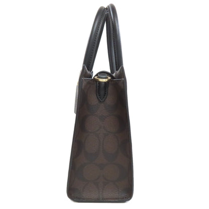 COACH 5693 Signature 2WAY Handbag PVC Ladies [Used]