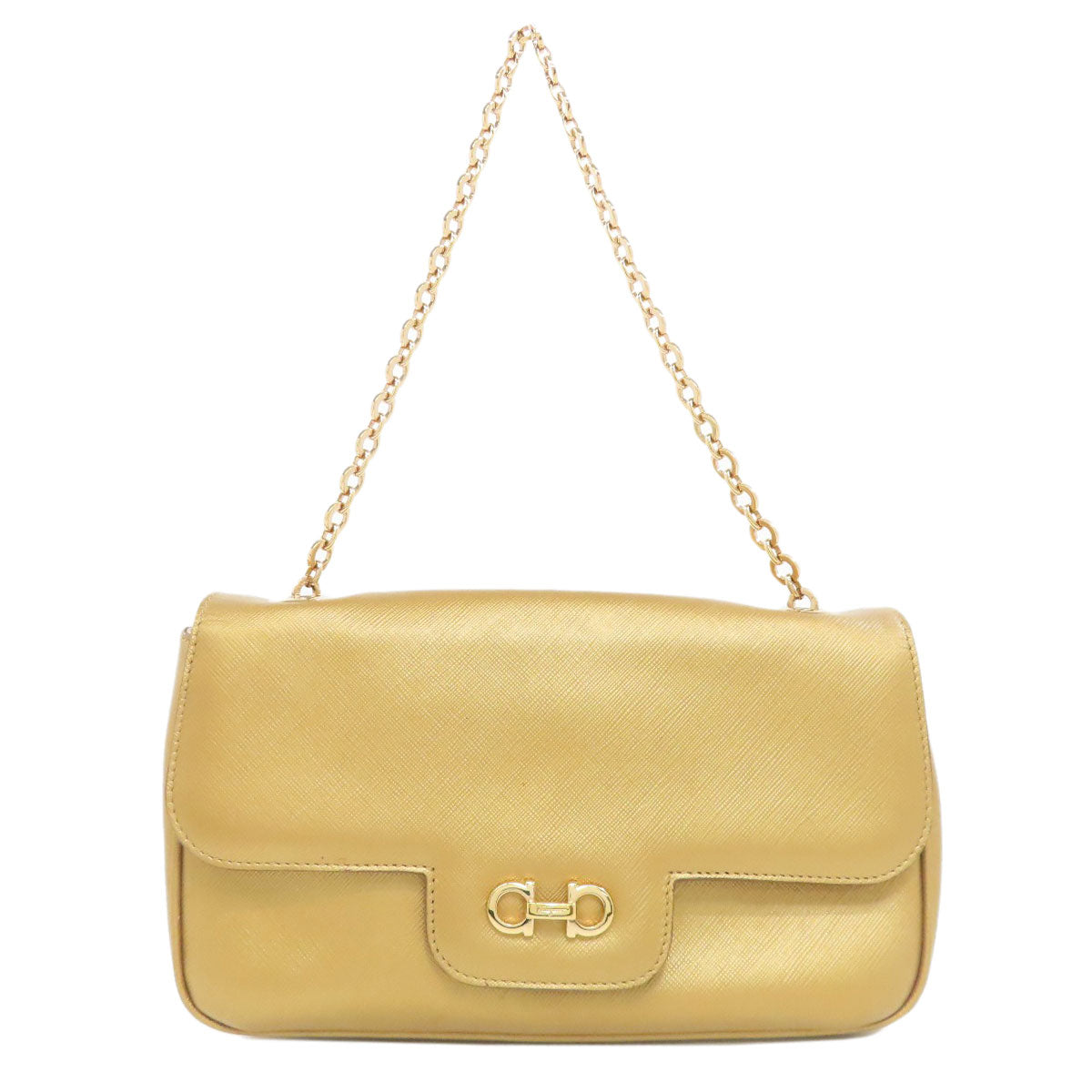 Salvatore Ferragamo Gancini Handbag PVC Ladies [Used]