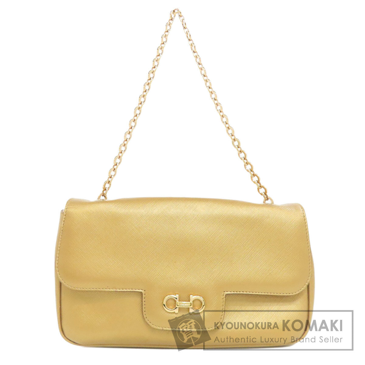 Salvatore Ferragamo Gancini Handbag PVC Ladies [Used]