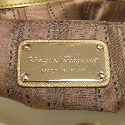 Salvatore Ferragamo Gancini Handbag PVC Ladies [Used]