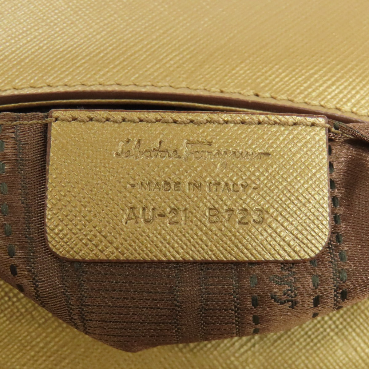 Salvatore Ferragamo Gancini Handbag PVC Ladies [Used]