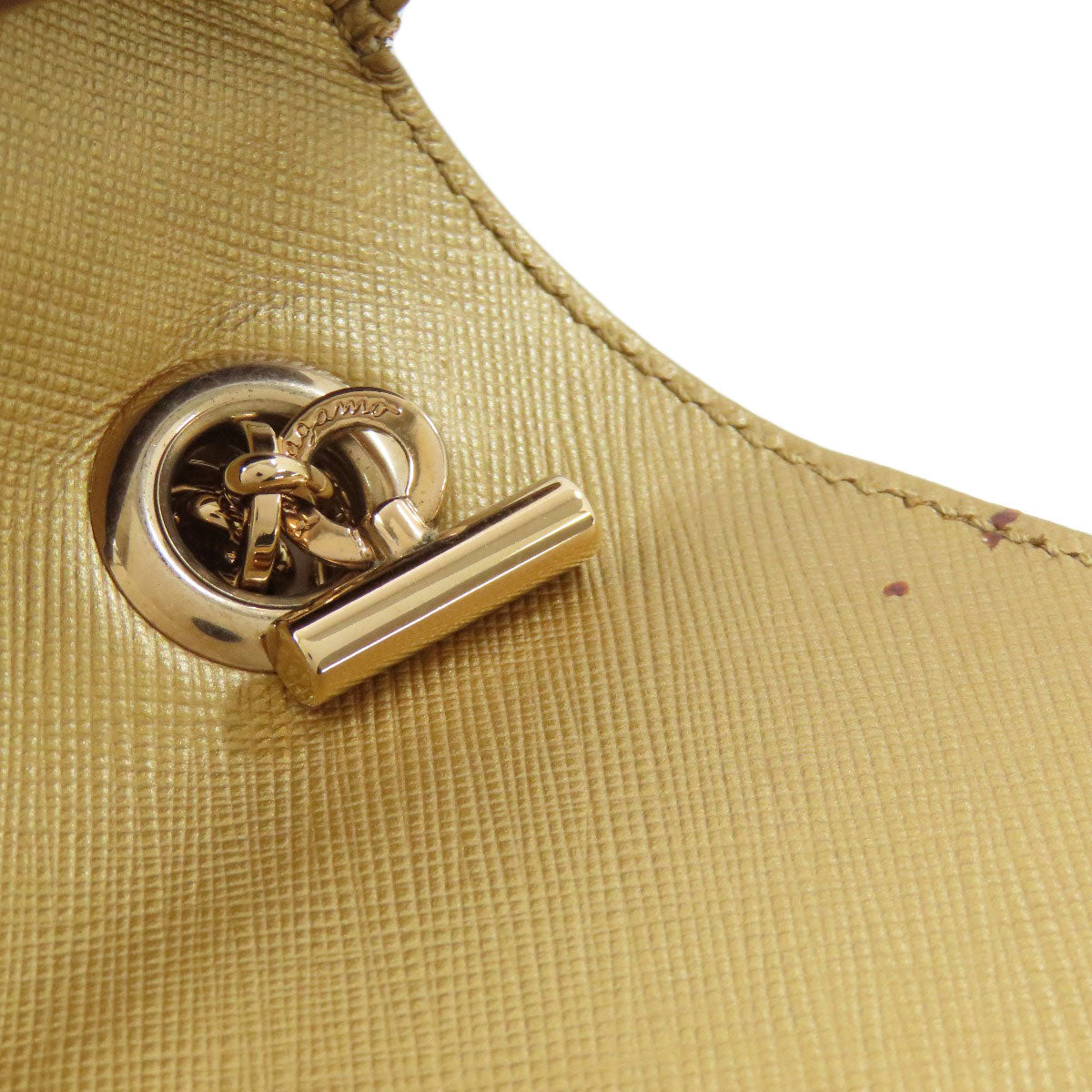 Salvatore Ferragamo Gancini Handbag PVC Ladies [Used]