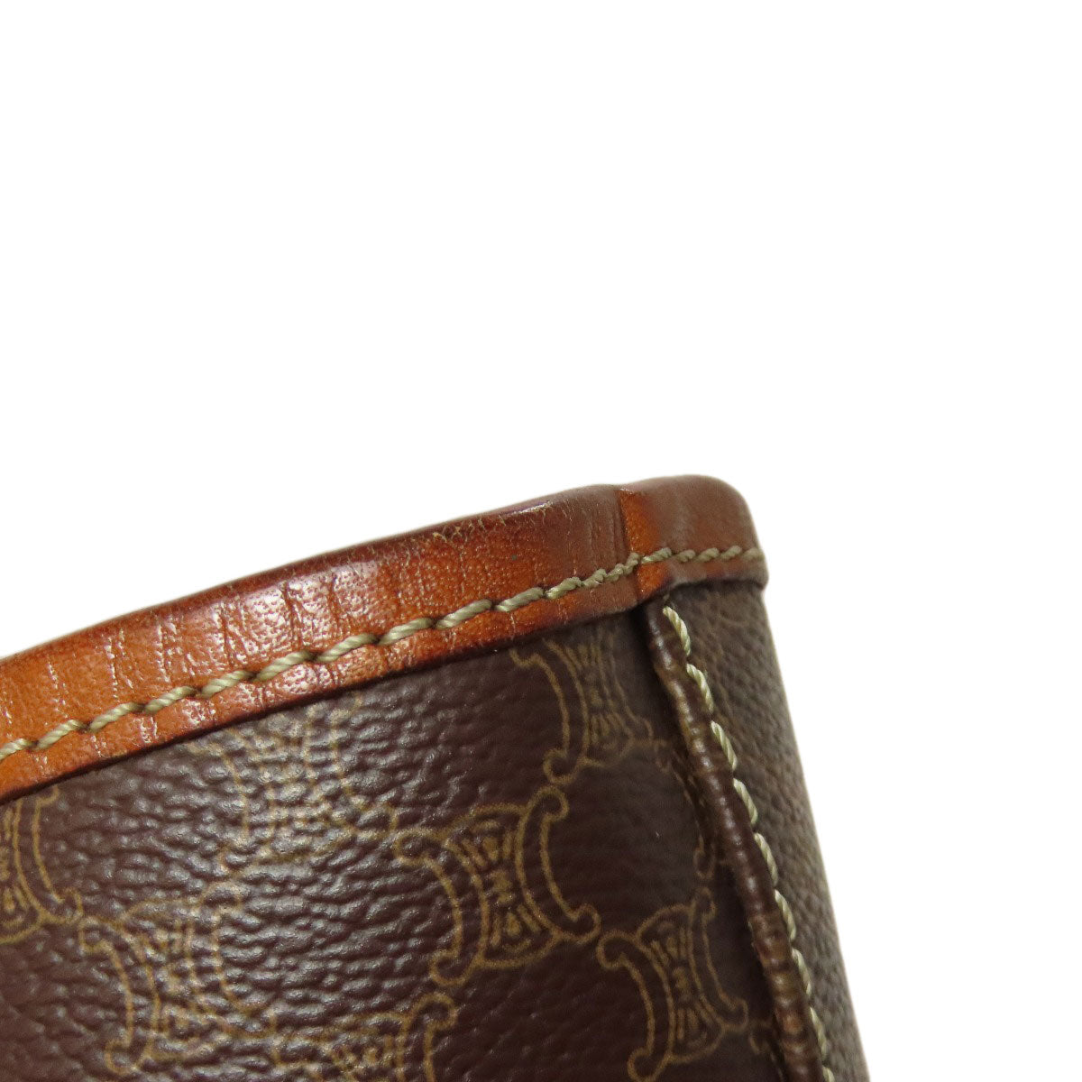 CELINE Macadam pattern Tote Bag PVC LeatherLadies [Used]