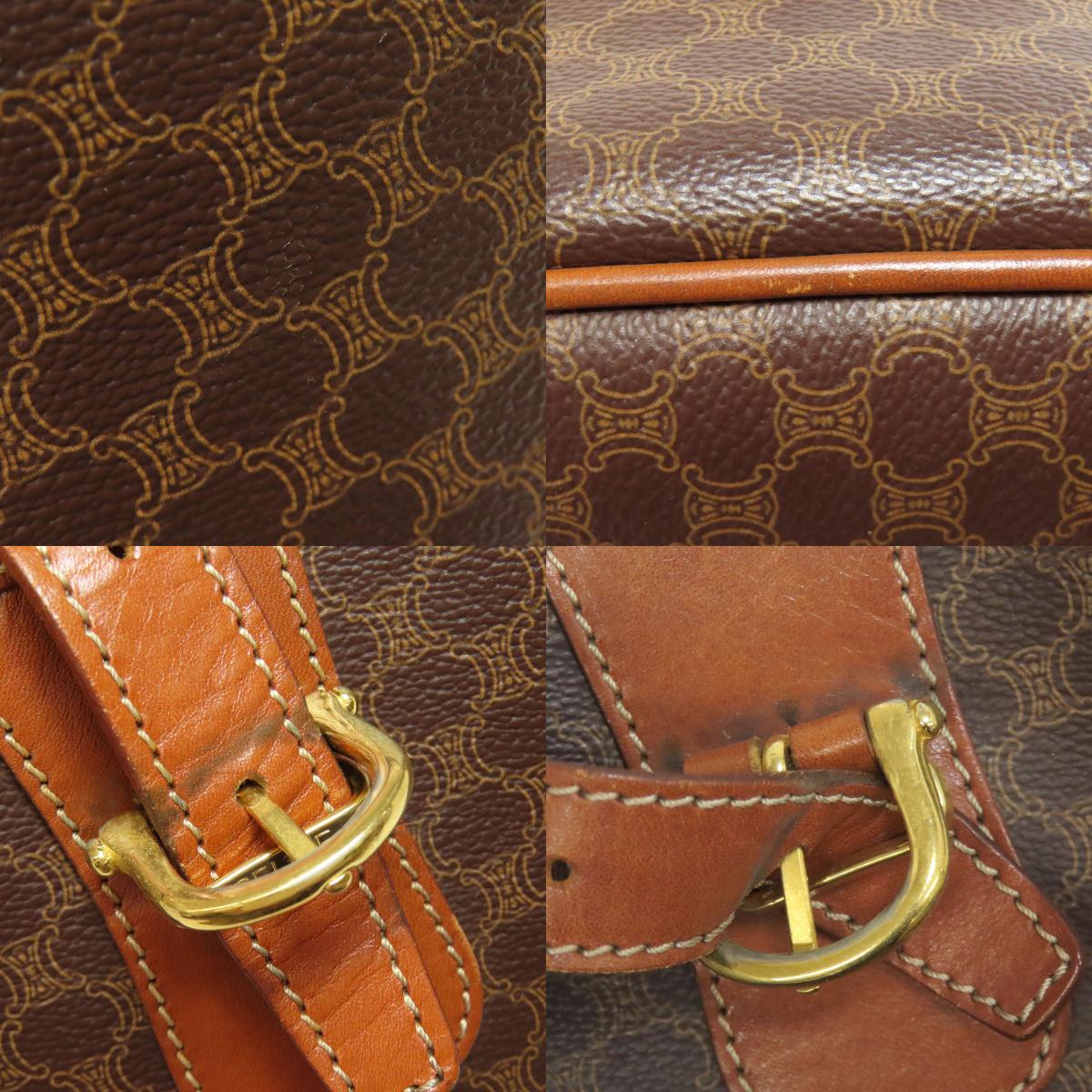 CELINE Macadam pattern Tote Bag PVC LeatherLadies [Used]