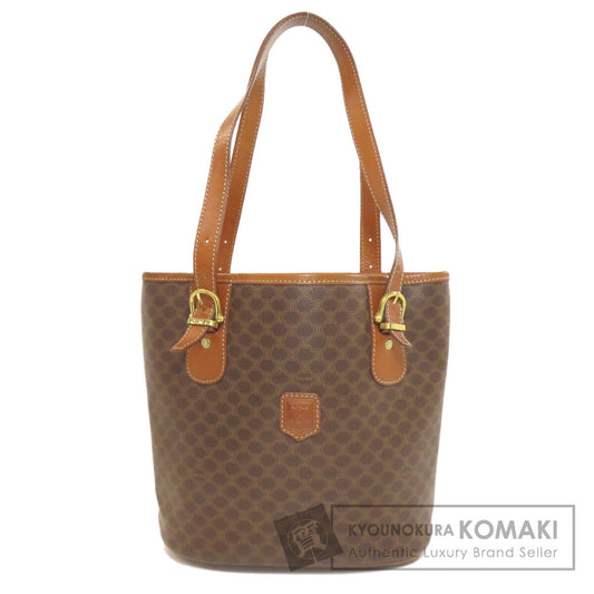 CELINE Macadam pattern Tote Bag PVC LeatherLadies [Used]