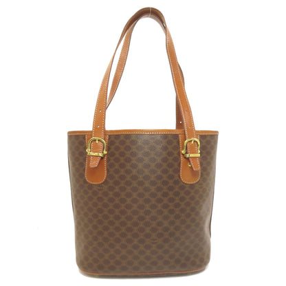 CELINE Macadam pattern Tote Bag PVC LeatherLadies [Used]