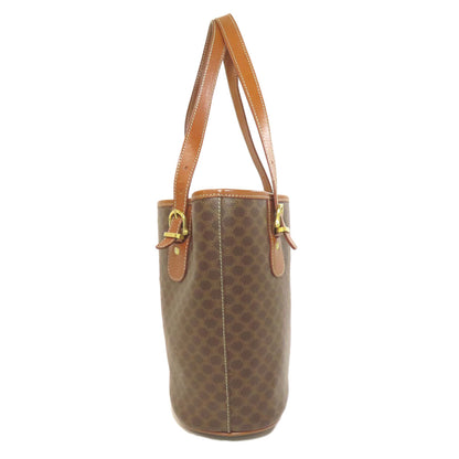 CELINE Macadam pattern Tote Bag PVC LeatherLadies [Used]