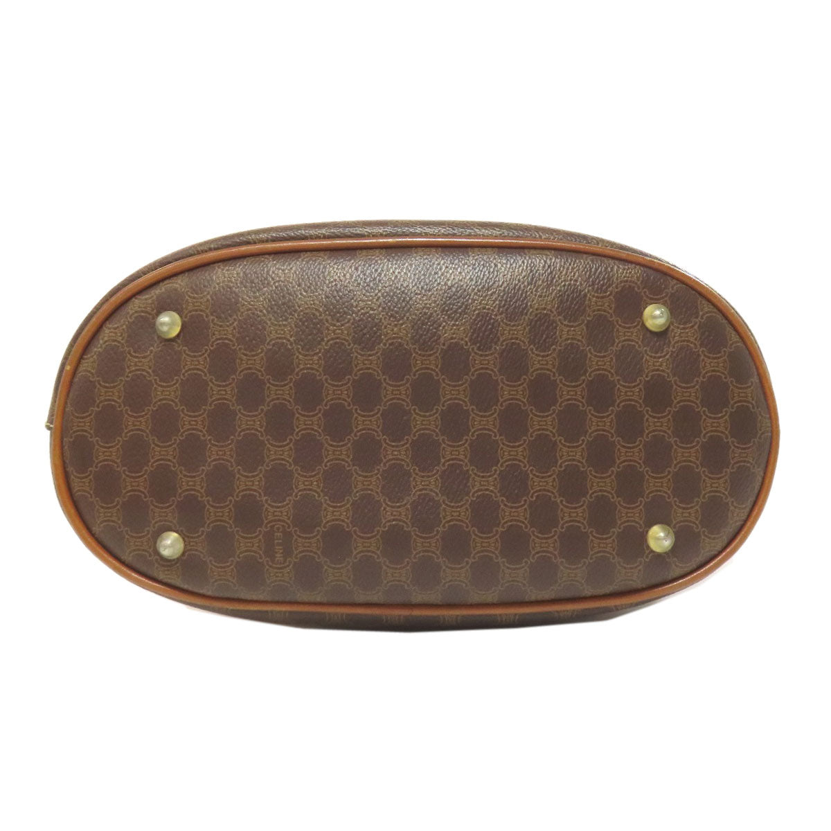 CELINE Macadam pattern Tote Bag PVC LeatherLadies [Used]